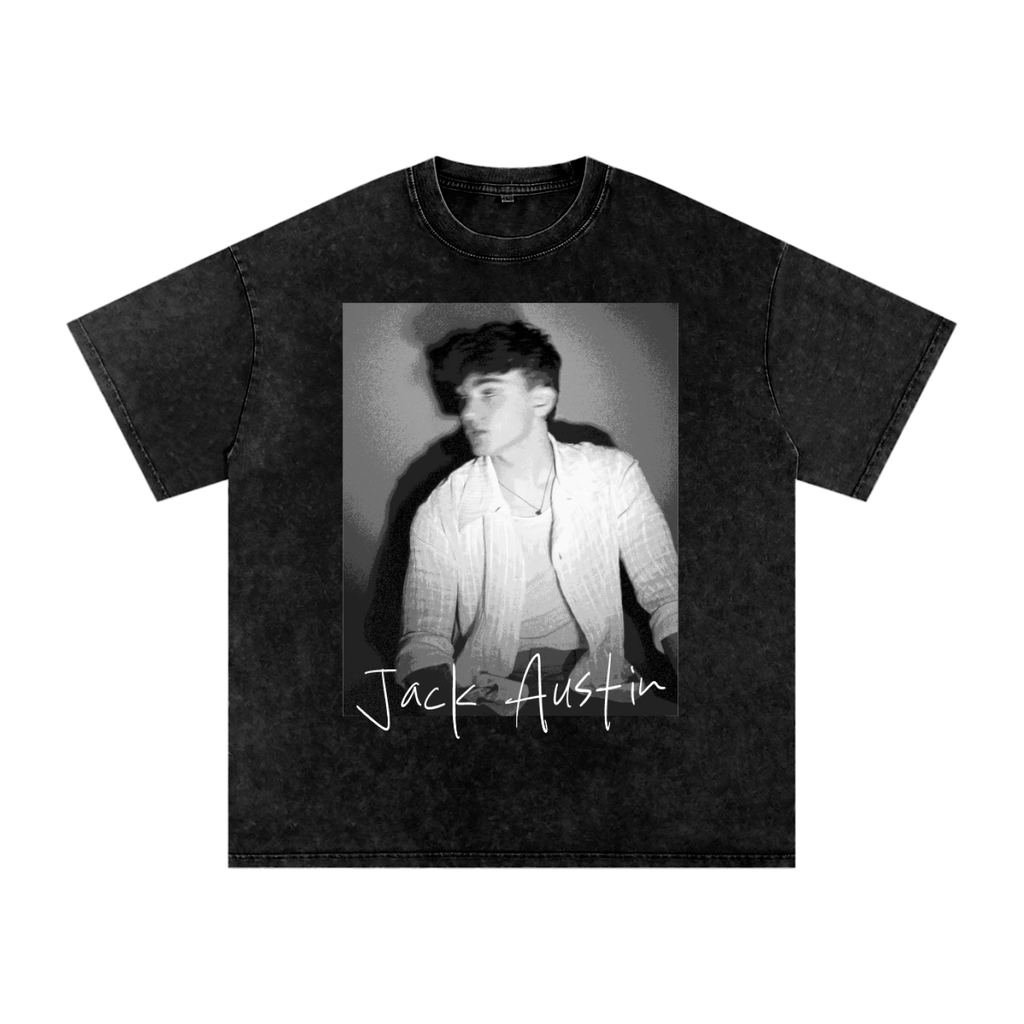 Jack Austin Print Snow-Washed Tee
